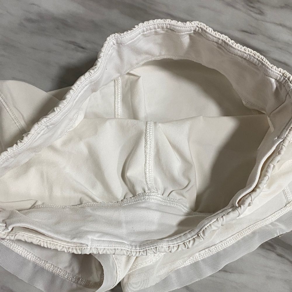 Lululemon Anew Short 4” White Size 4 Swift Light Low Rise - Picture 10 of 16